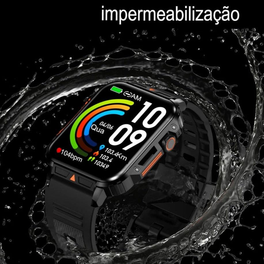 SmartWatch com Touch Screen Monitor de Saúde à prova d'água