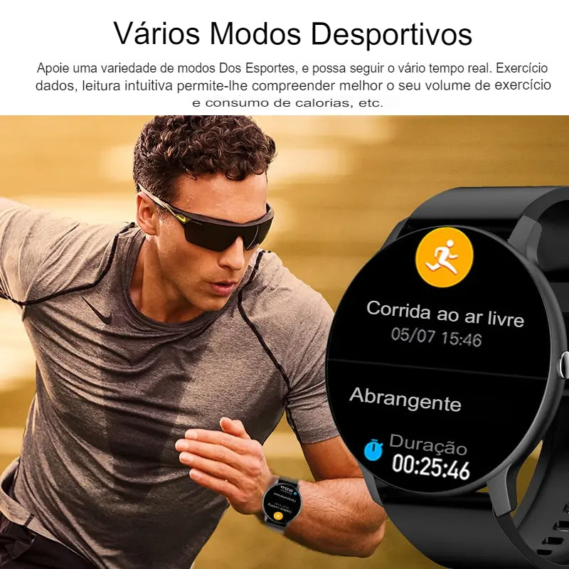 SmartWatch Touch Screen impermeável Bluetooth 5.2